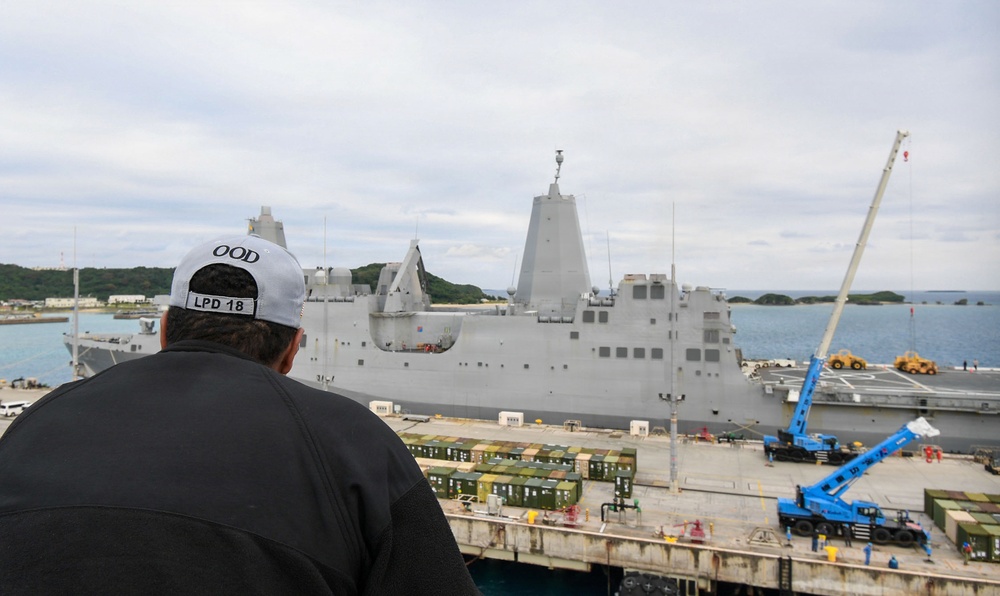 USS New Orleans (LPD 18) Conducts Routine Operations at White Beach Naval Facility