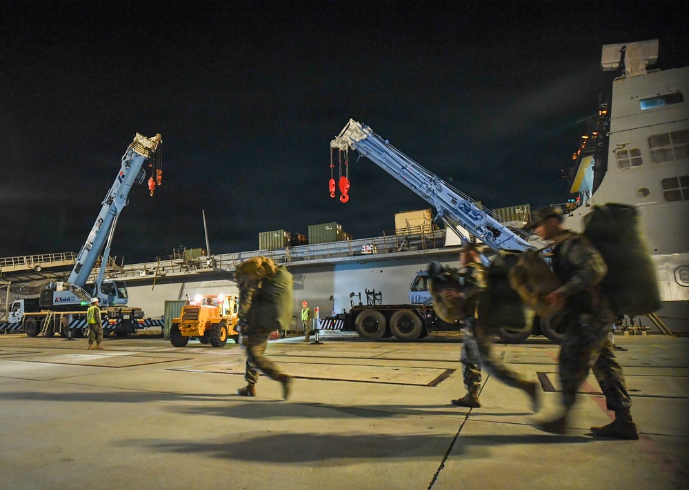 USS New Orleans (LPD 18) Conducts Routine Operations at White Beach Naval Facility