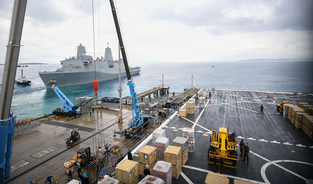 USS New Orleans (LPD 18) Conducts Routine Operations at White Beach Naval Facility