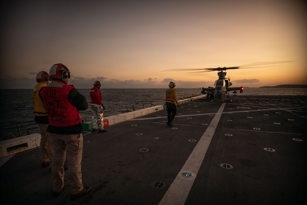 USS New Orleans (LPD 18) Conducts Flight Operations