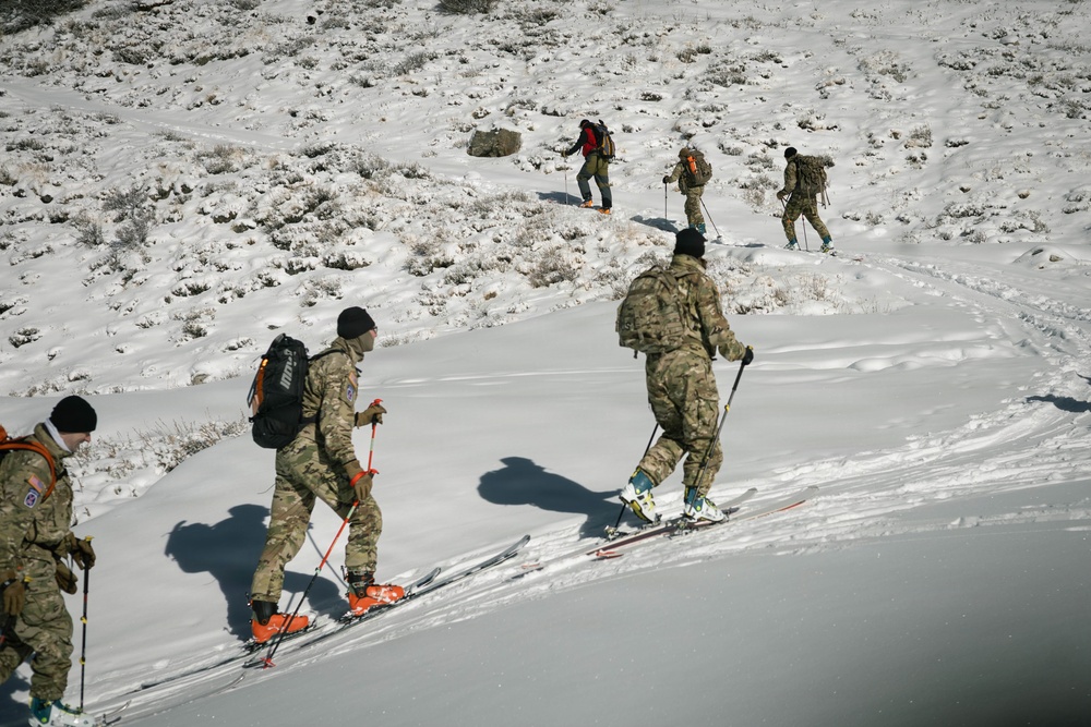 10th MTN DIV and Ski Patrol train on Avalanches