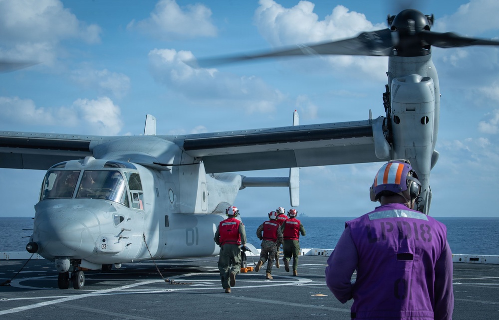 USS New Orleans (LPD 18) Conducts Flight Operations