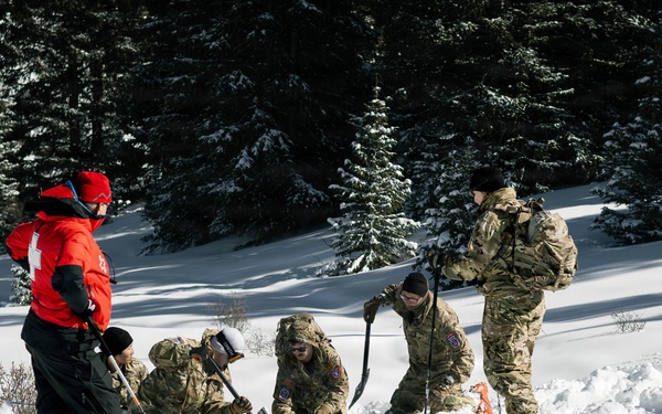 10th MTN DIV and Ski Patrol train on Avalanches