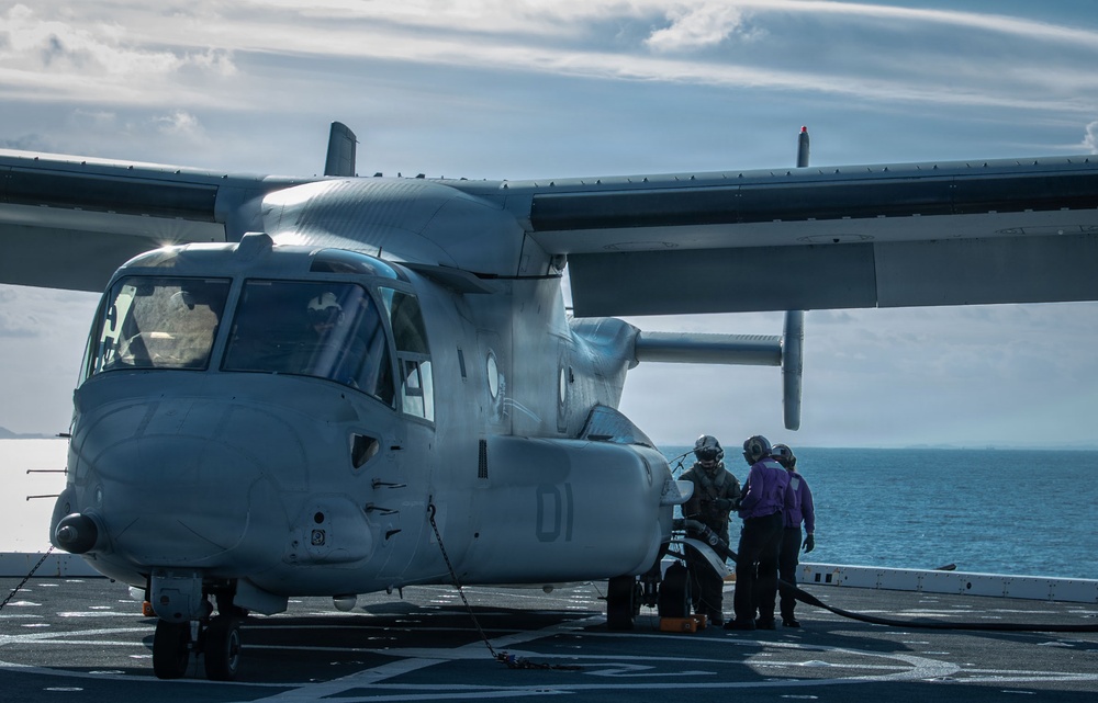 USS New Orleans (LPD 18) Conducts Flight Operations