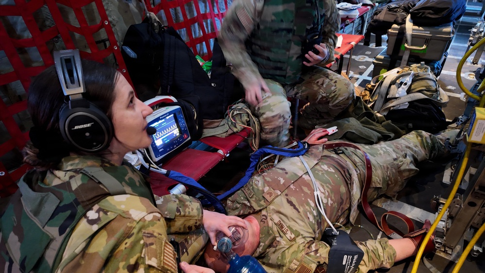 146 AES Medevac excercise on C-130H
