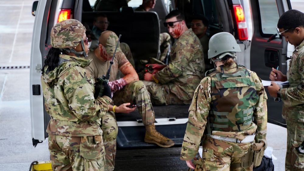 146 AES Medevac excercise on C-130H