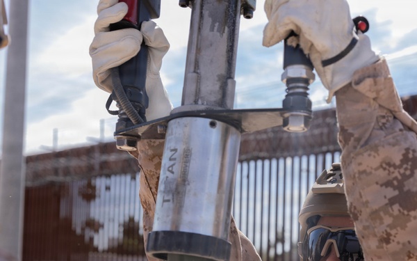 JTF-SB Marines conduct barrier reinforcement
