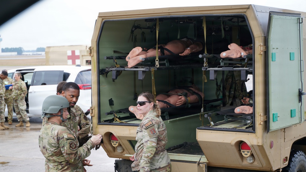 146 AES Medevac excercise on C-130H