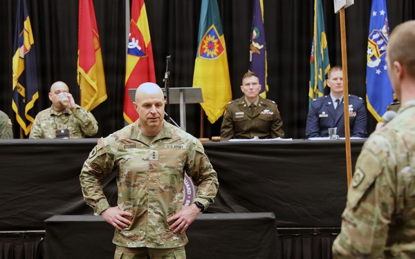 Director Stubbs speaks to Kentucky Guardsmen
