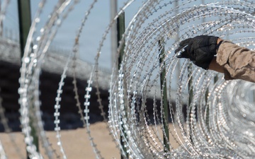 JTF-SB Marines conduct barrier reinforcement