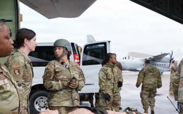 146 AES Medevac excercise on C-130H