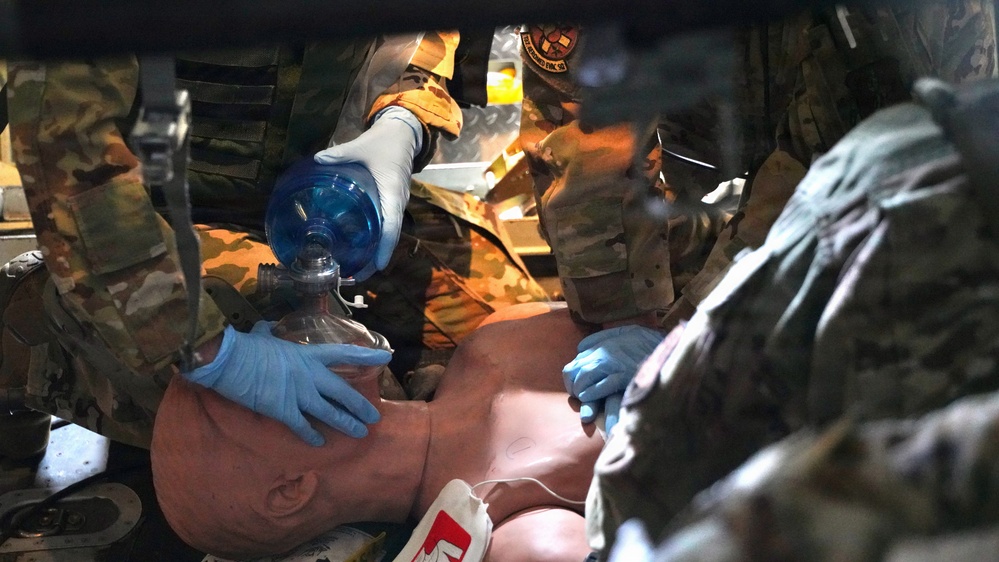 146 AES Medevac excercise on C-130H