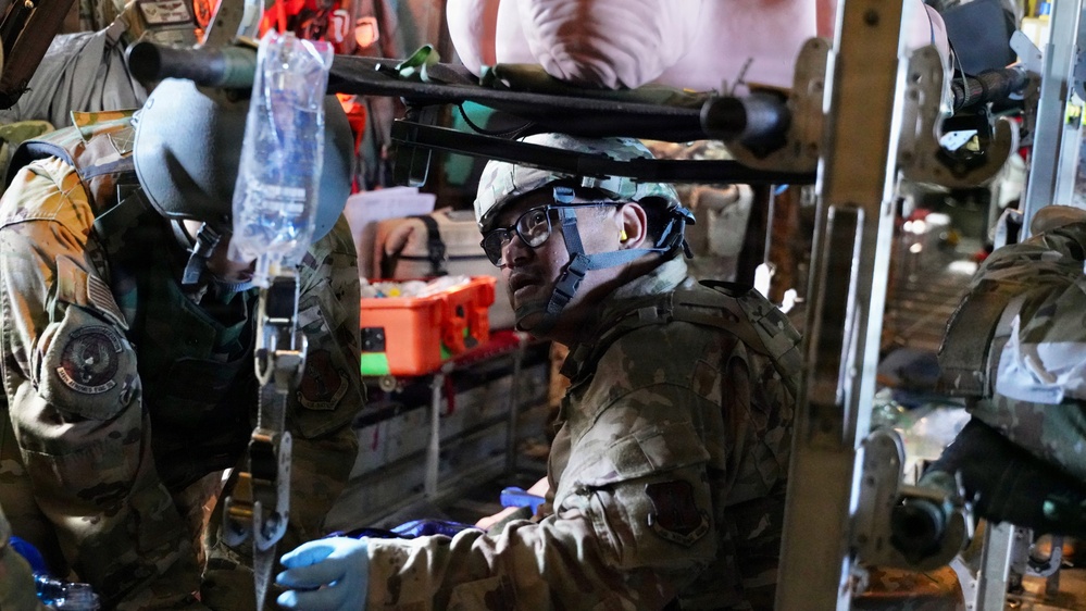 146 AES Medevac excercise on C-130H