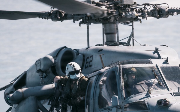 11th MEU Marines execute a visit, board, search, and seizure exercise