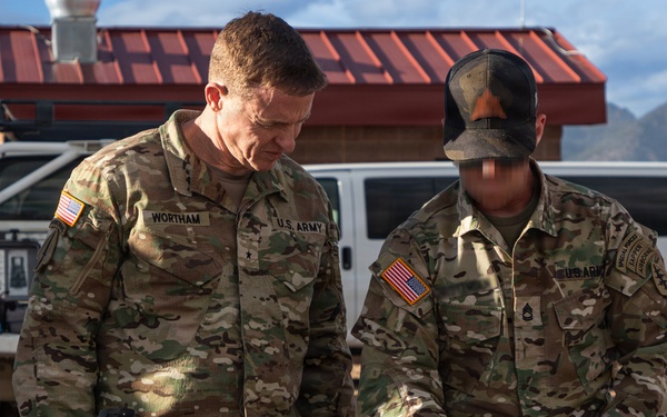 Gen. Wortham vists Advanced Drone Class