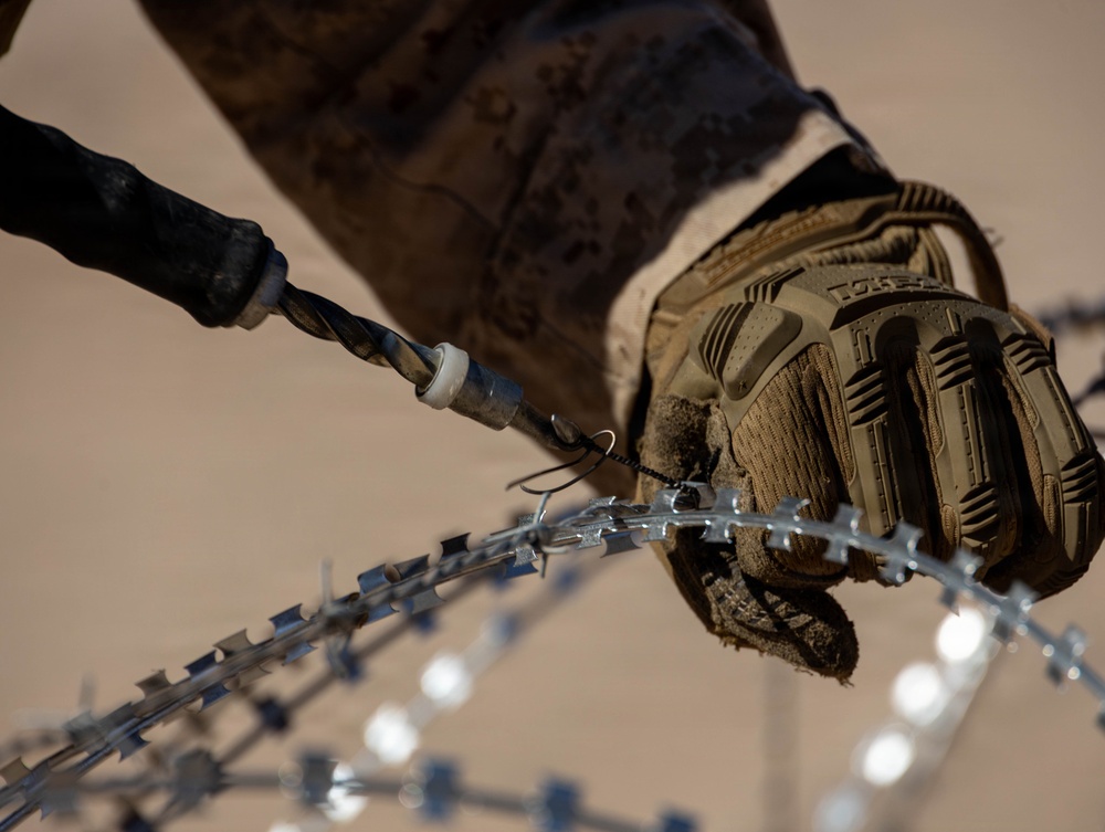 JTF-SB Marines conduct barrier reinforcement