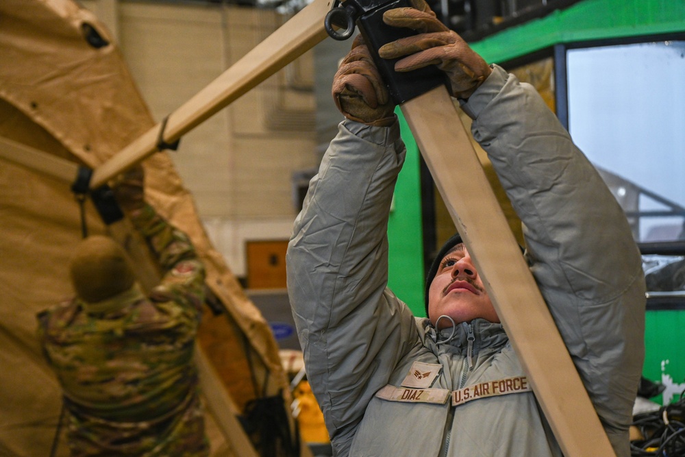 8FW generates expeditionary medical support tents
