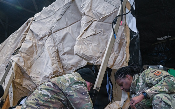 8FW generates expeditionary medical support tents