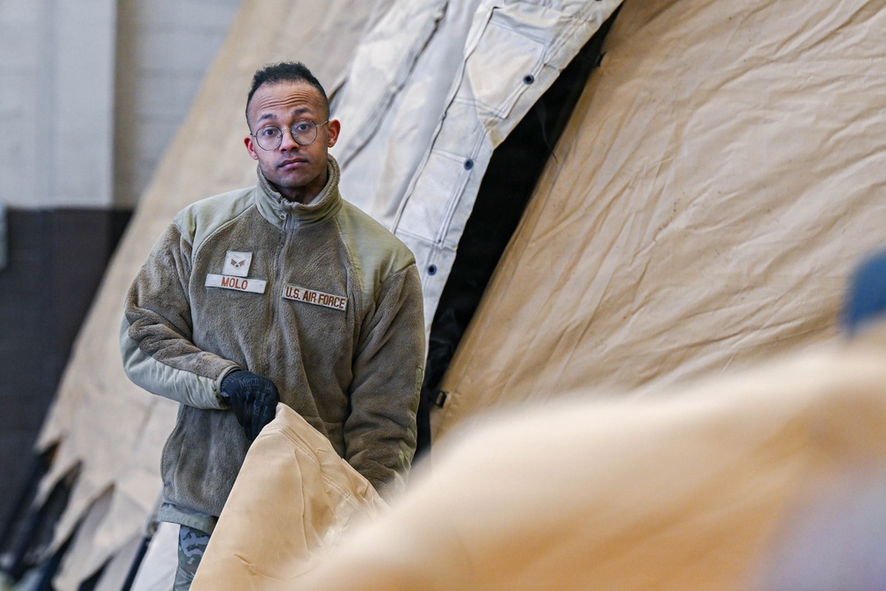 8FW generates expeditionary medical support tents