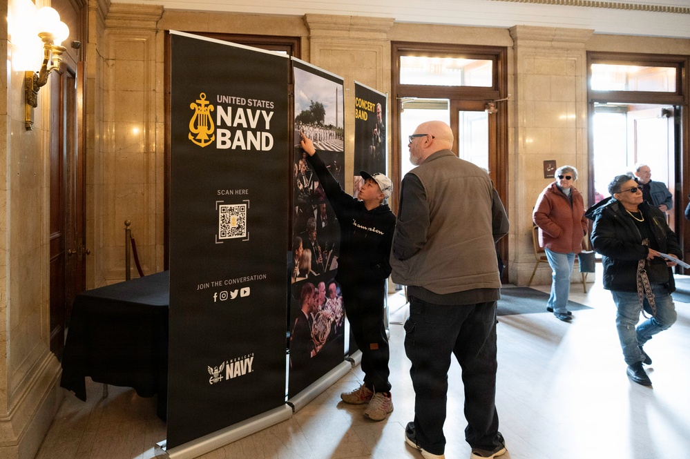 U.S. Navy Band performs in Springfield, Massachusetts
