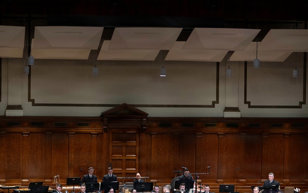 U.S. Navy Band performs in Springfield, Massachusetts