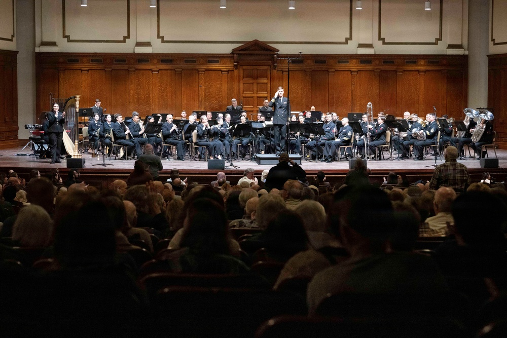 Navy Band performs in Springfield, Massachusetts