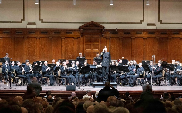 Navy Band performs in Springfield, Massachusetts