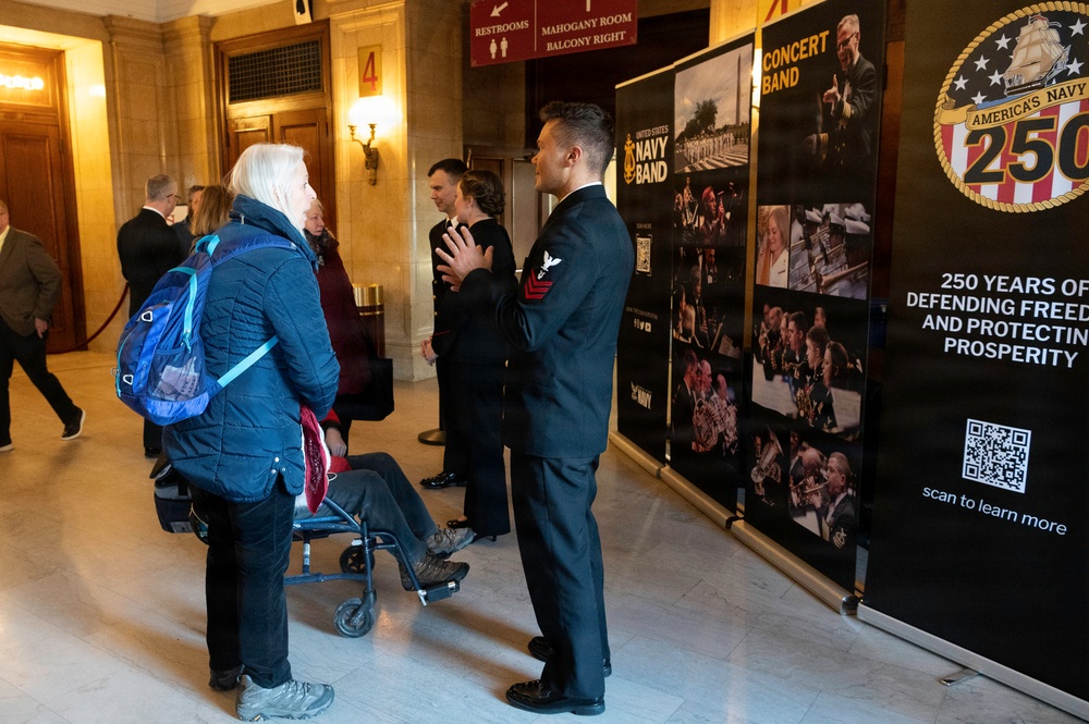 U.S. Navy Band performs in Springfield, Massachusetts