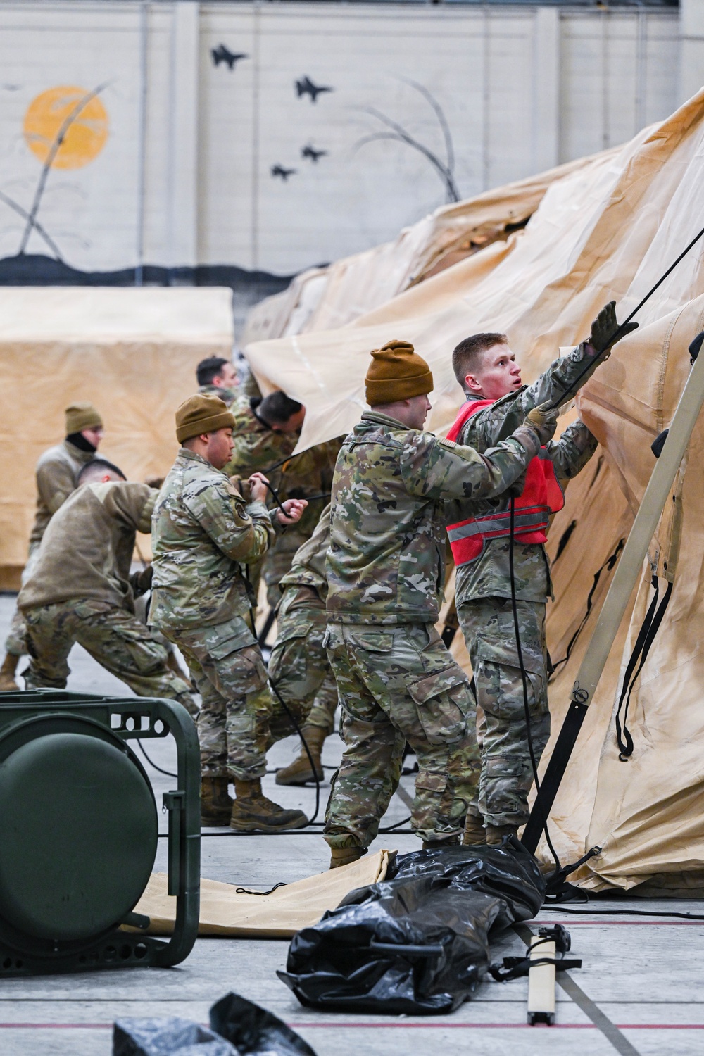 8FW generates expeditionary medical support tents