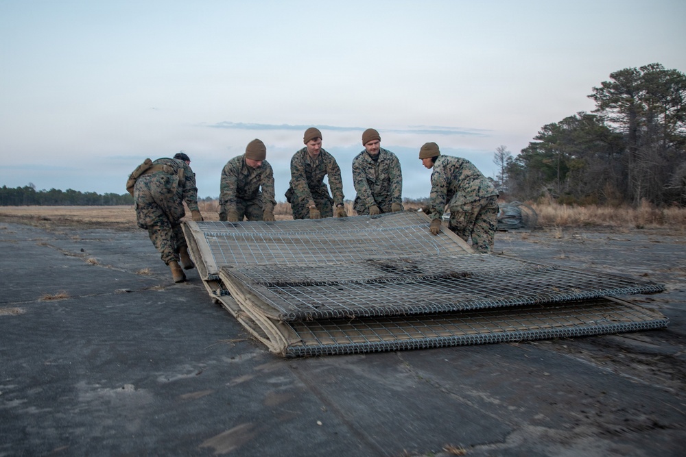 24th MEU CERTEX: HAST and SDRA clean MCOLF Atlantic Airfield