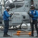 USS New Orleans (LPD 18) and Combat Logistics Company A (CLC-A) Conduct Helicopter Support Team Evolution