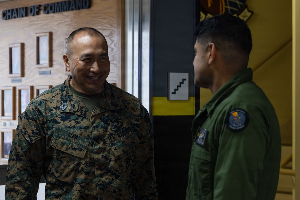 Lt. Gen. Austin visits MAG-12 Marines