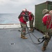 USS New Orleans (LPD 18) and Combat Logistics Company A (CLC-A) Conduct Helicopter Support Team Evolution