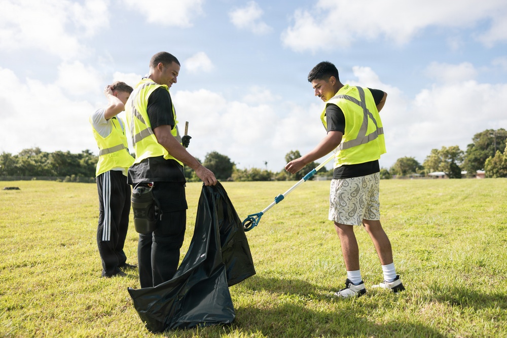 Camp Blaz Marines strengthen relationships with the students and staff of Finegayan Elementary School