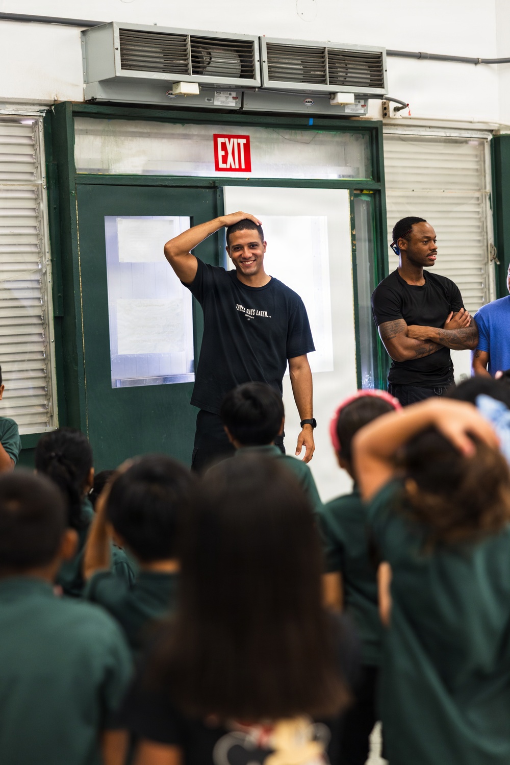 Camp Blaz Marines strengthen relationships with the students and staff of Finegayan Elementary School