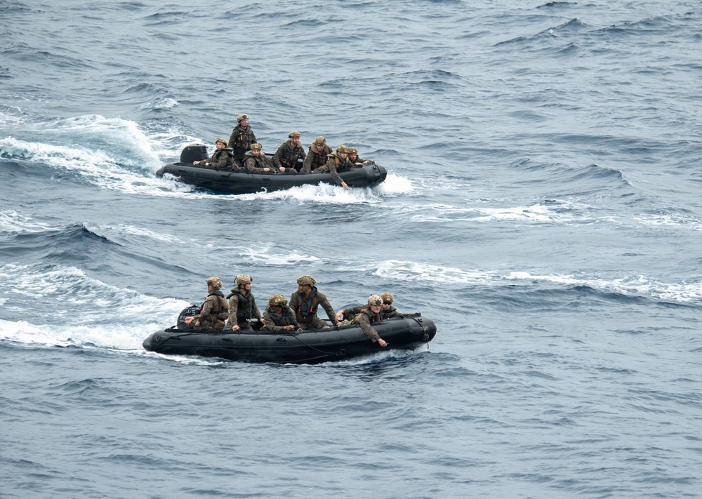 USS New Orleans (LPD 18) Conducts Surface Operations with the Battalion Landing Team 3rd Battalion, 1st Marines (3/1)