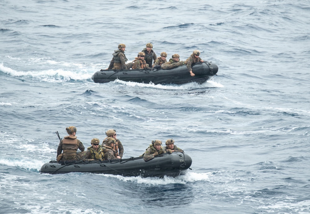 USS New Orleans (LPD 18) Conducts Surface Operations with the Battalion Landing Team 3rd Battalion, 1st Marines (3/1)