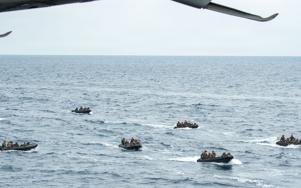 USS New Orleans (LPD 18) Conducts Surface Operations with the Battalion Landing Team 3rd Battalion, 1st Marines (3/1)