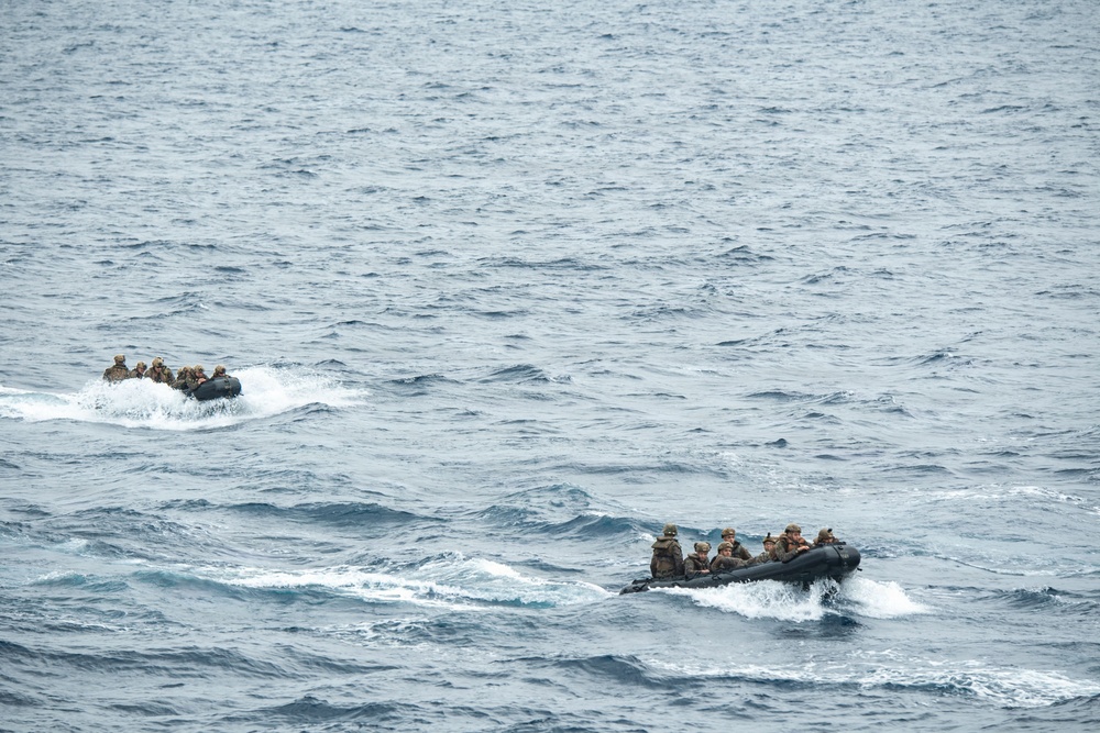 USS New Orleans (LPD 18) Conducts Surface Operations with the Battalion Landing Team 3rd Battalion, 1st Marines (3/1)