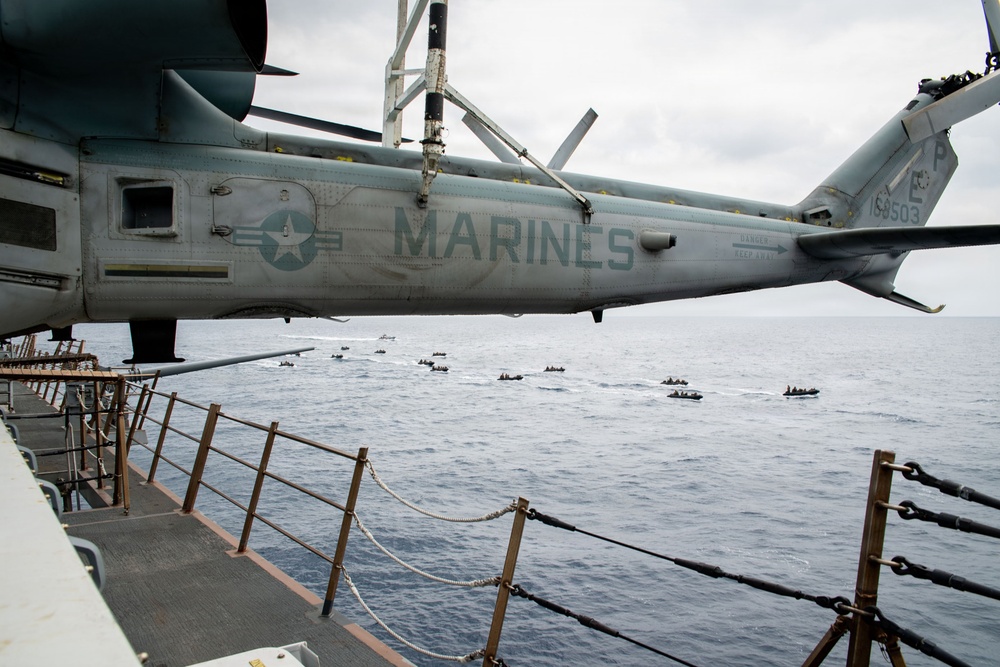USS New Orleans (LPD 18) Conducts Surface Operations with the Battalion Landing Team 3rd Battalion, 1st Marines (3/1)
