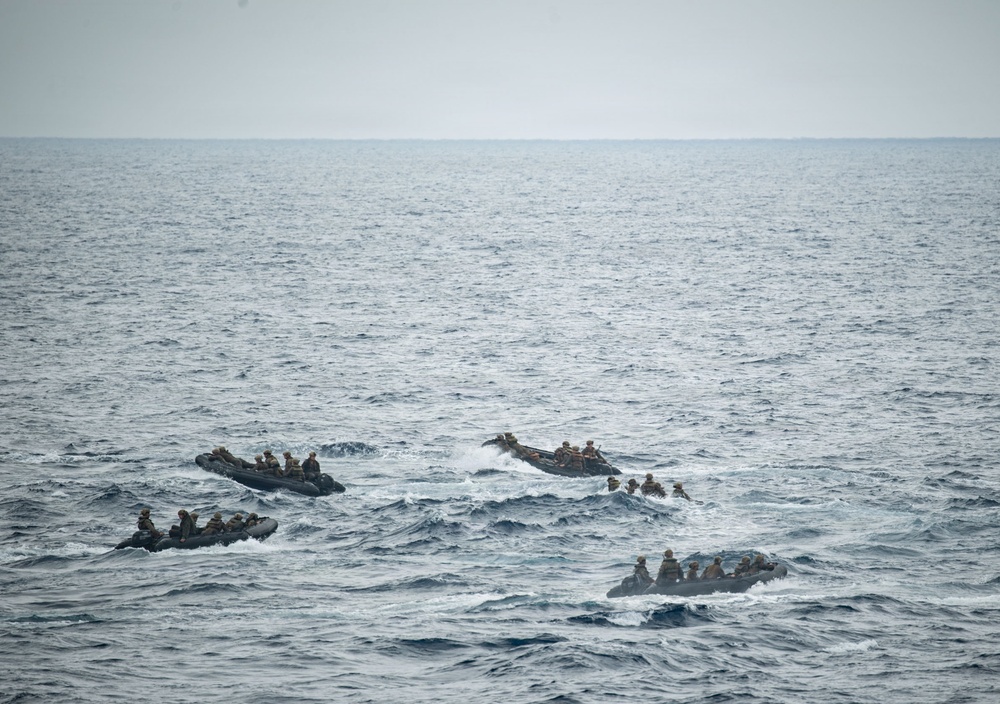 USS New Orleans (LPD 18) Conducts Surface Operations with the Battalion Landing Team 3rd Battalion, 1st Marines (3/1)