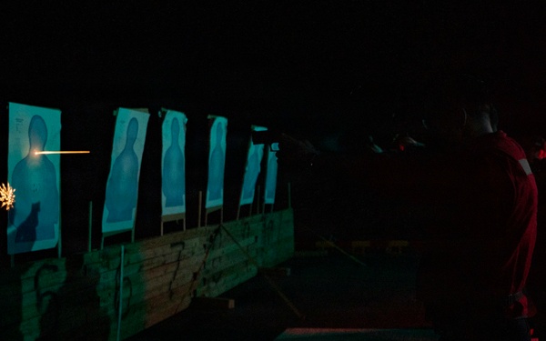 USS Tripoli Conducts Gun Shoot