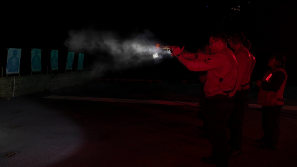 USS Tripoli Conducts Gun Shoot