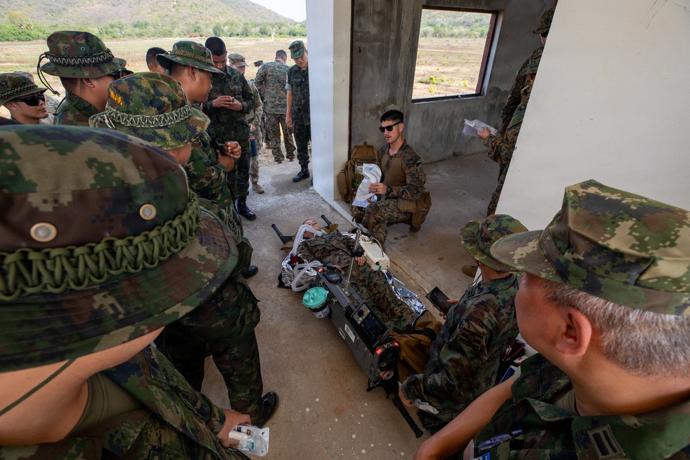 US Navy Medical Personnel Train Thai  Navy Medical Personnel During Cobra Gold 2026