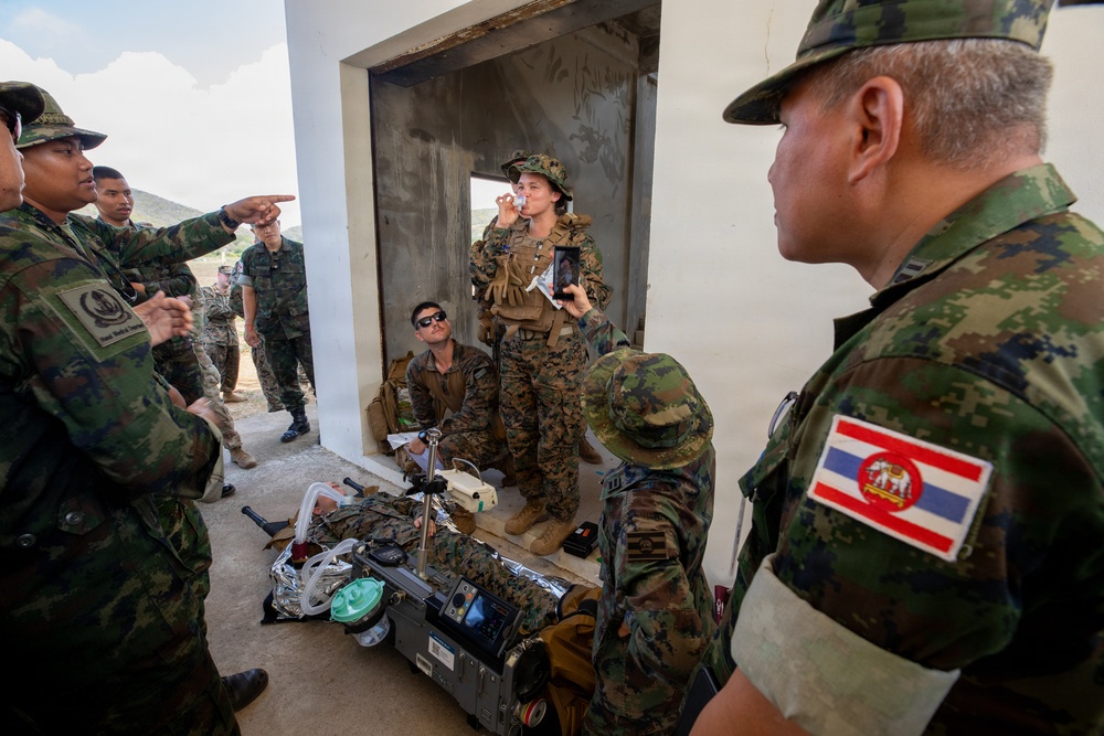 US Navy Medical Personnel Train Thai  Navy Medical Personnel During Cobra Gold 2026