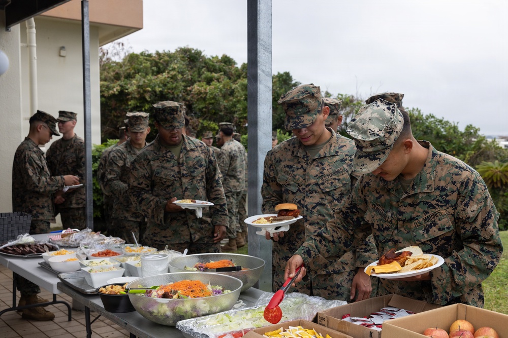 U.S. Marines with 3rd Marine Division Celebrate Squad Competition