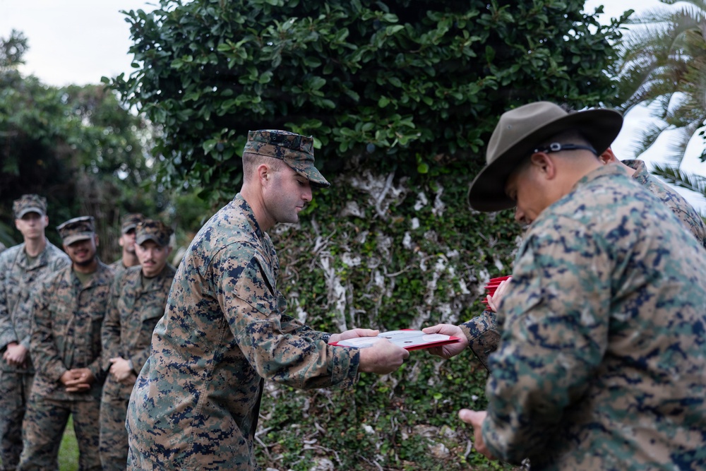U.S. Marines with 3rd Marine Division Celebrate Squad Competition
