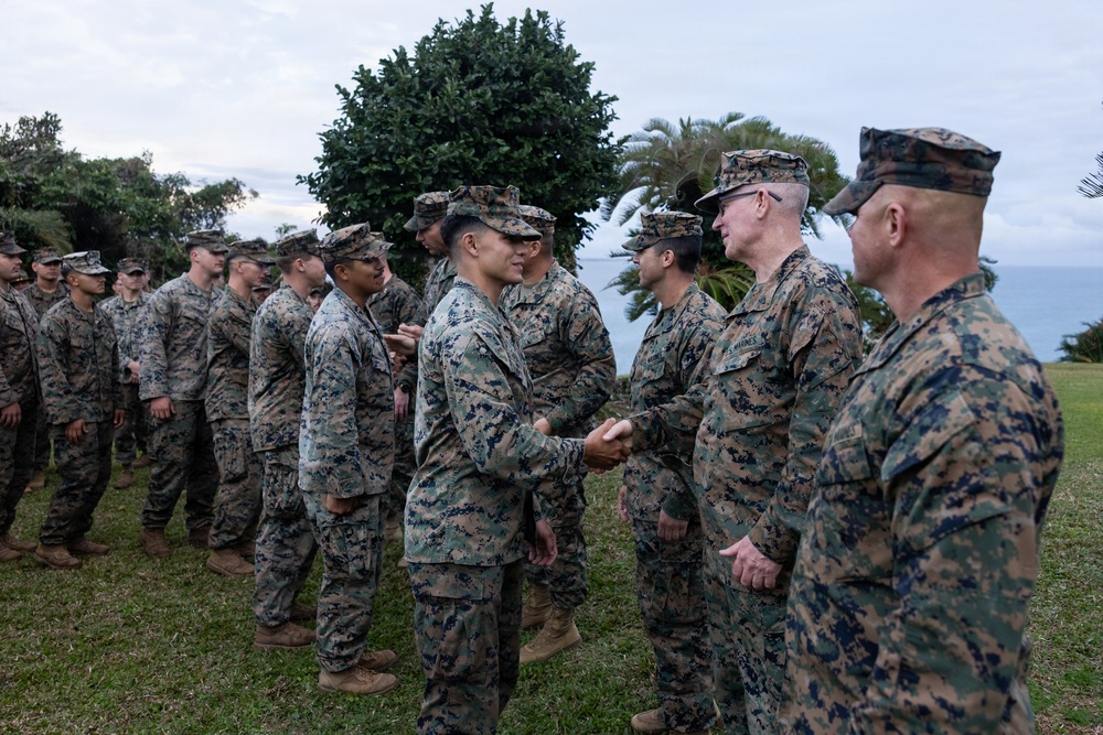 U.S. Marines with 3rd Marine Division Celebrate Squad Competition