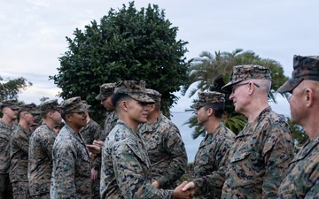 U.S. Marines with 3rd Marine Division Celebrate Squad Competition