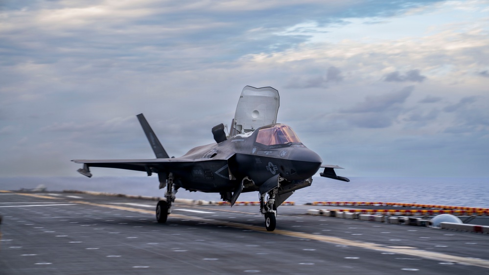 USS Tripoli Conducts Flight Operations